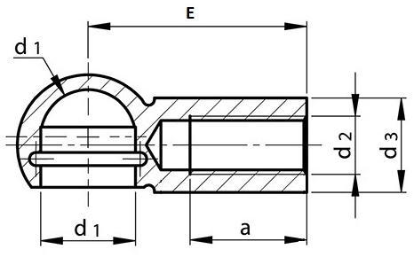 ST092220-37  (ST - M6 - Ø10 - E=37mm) drawing